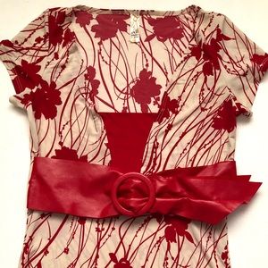 All About Me blouse with belt